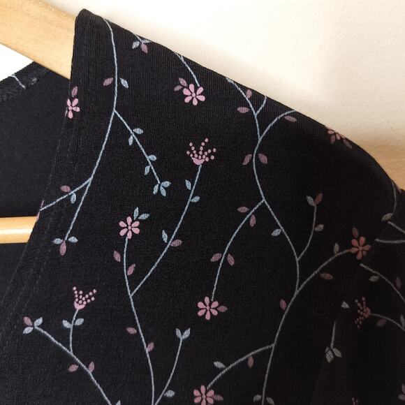 Es Se Vintage Cardigan Made in USA Floral Dainty Stretch - Picture 5 of 8